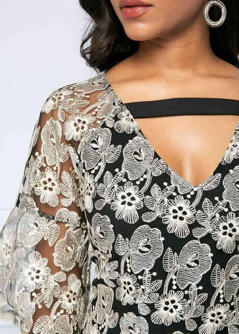 African Maxi Dresses For Women 2020 Black Fashion Robe Long Dress