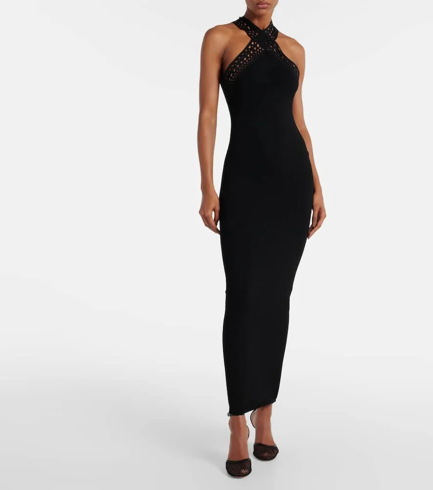 Alaia Vienne halterneck gown