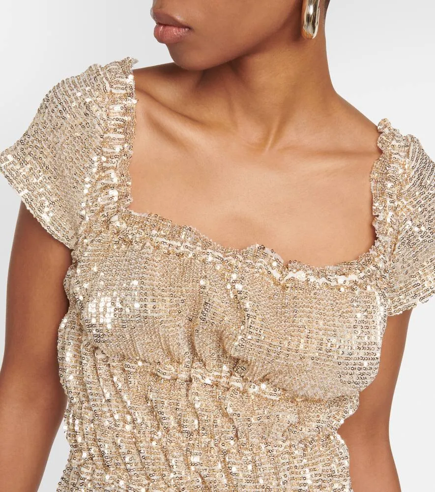 Altuzarra Embellished silk gown