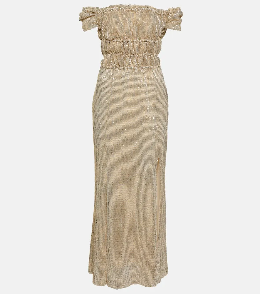 Altuzarra Embellished silk gown