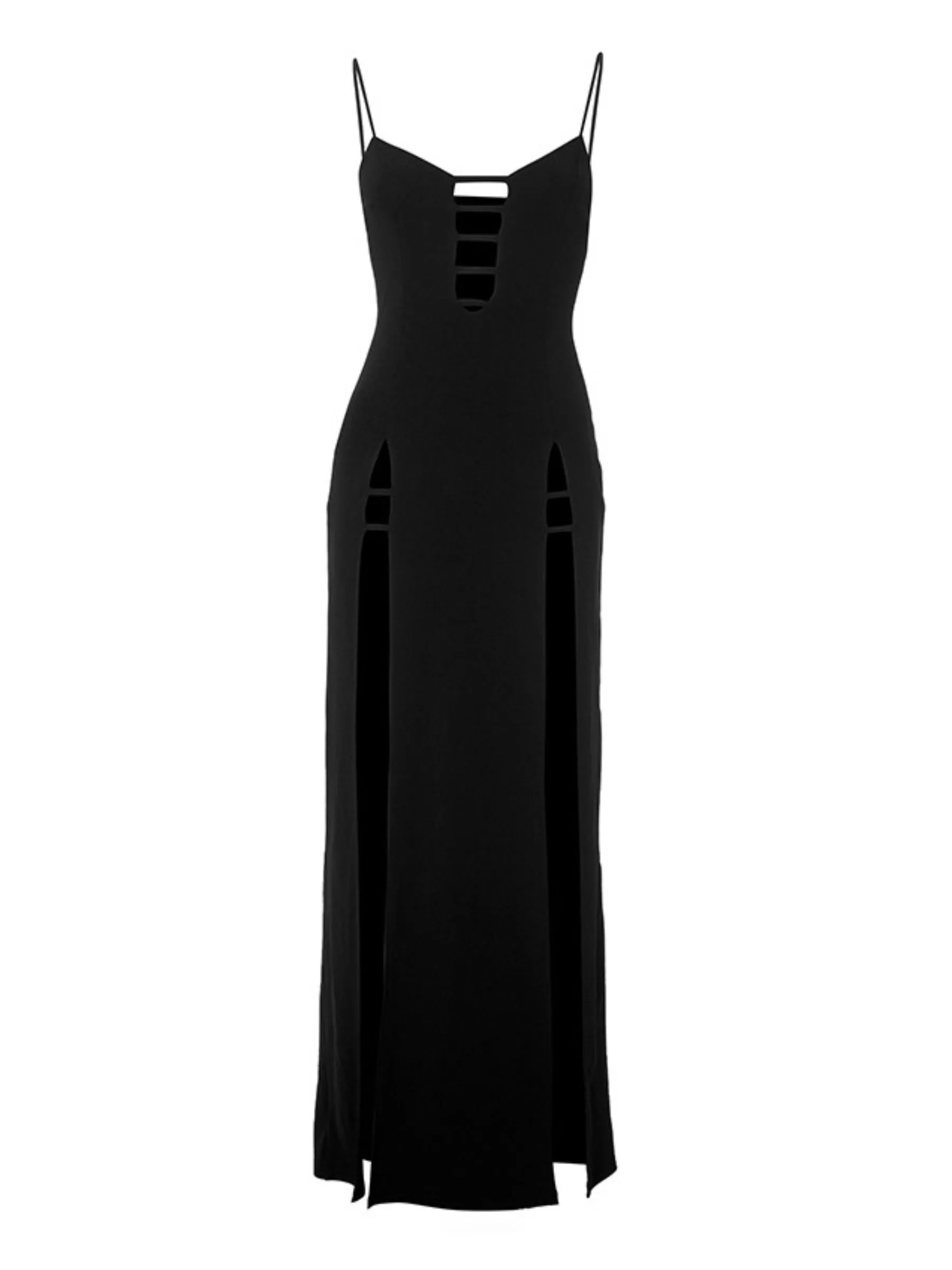 Amozae-Christmas Outfits New Year's Eve Dress Night Out Club Dresses cute winter outfits Mylie Deep Slit Maxi Dress