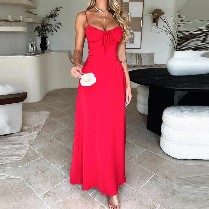Amozae-Christmas Outfits New Year's Eve Dress Night Out Club Dresses cute winter outfits Zunaira A-Line Maxi Dress