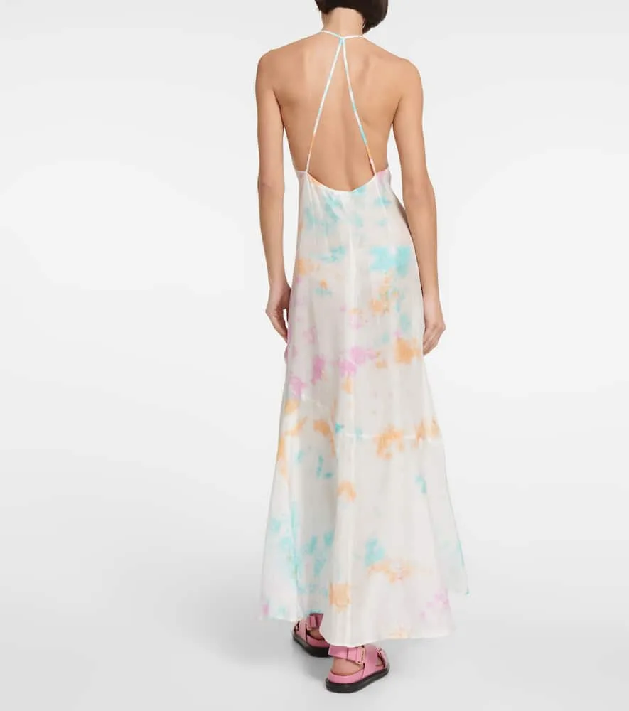Anna Kosturova Silk maxi dress