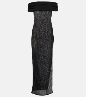 Bananhot Ava off-shoulder maxi dress