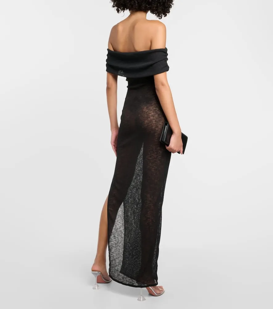 Bananhot Ava off-shoulder maxi dress