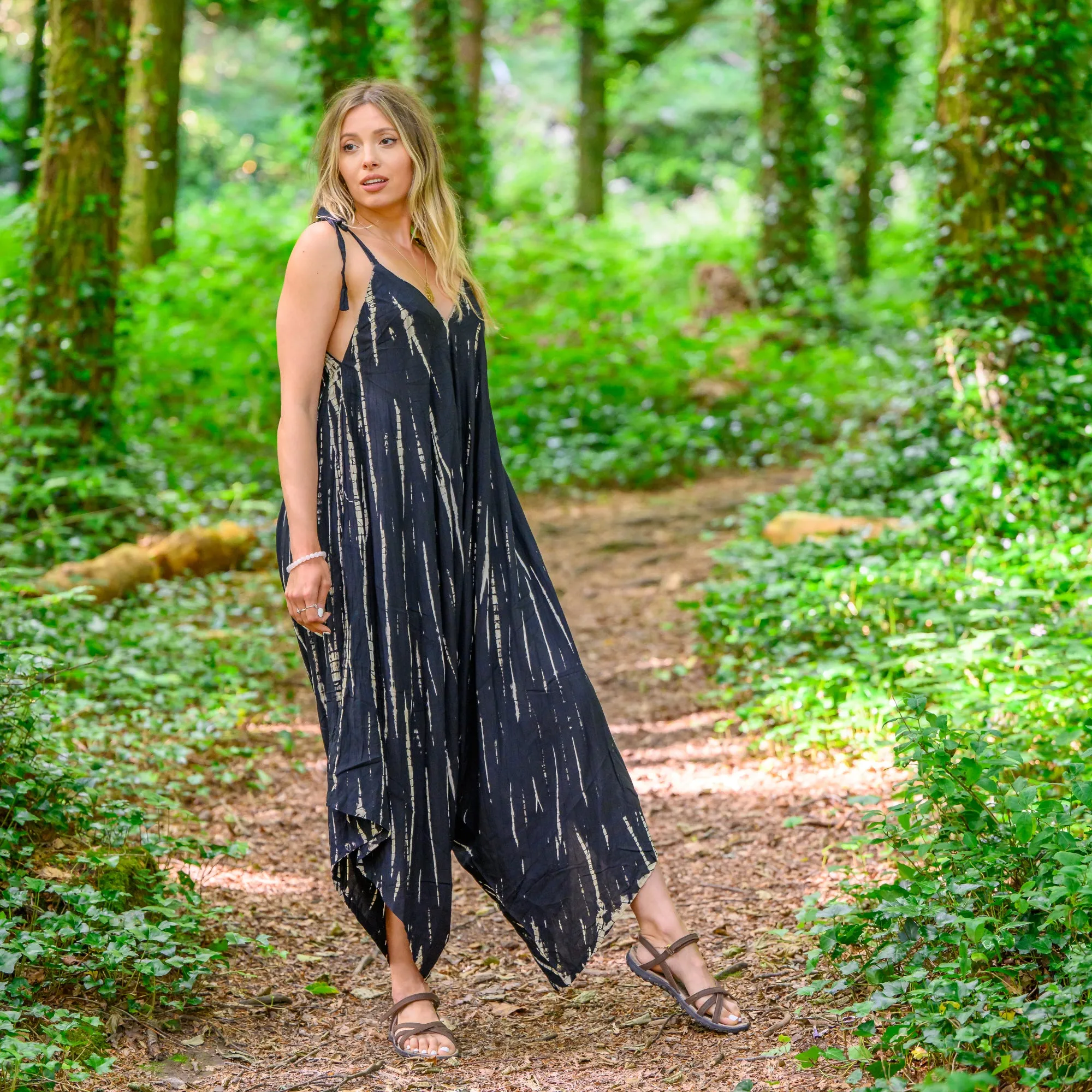 Bohemian Tie Dye Jumpsuit