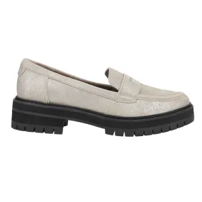 Cara Metallic Lug Sole Loafers