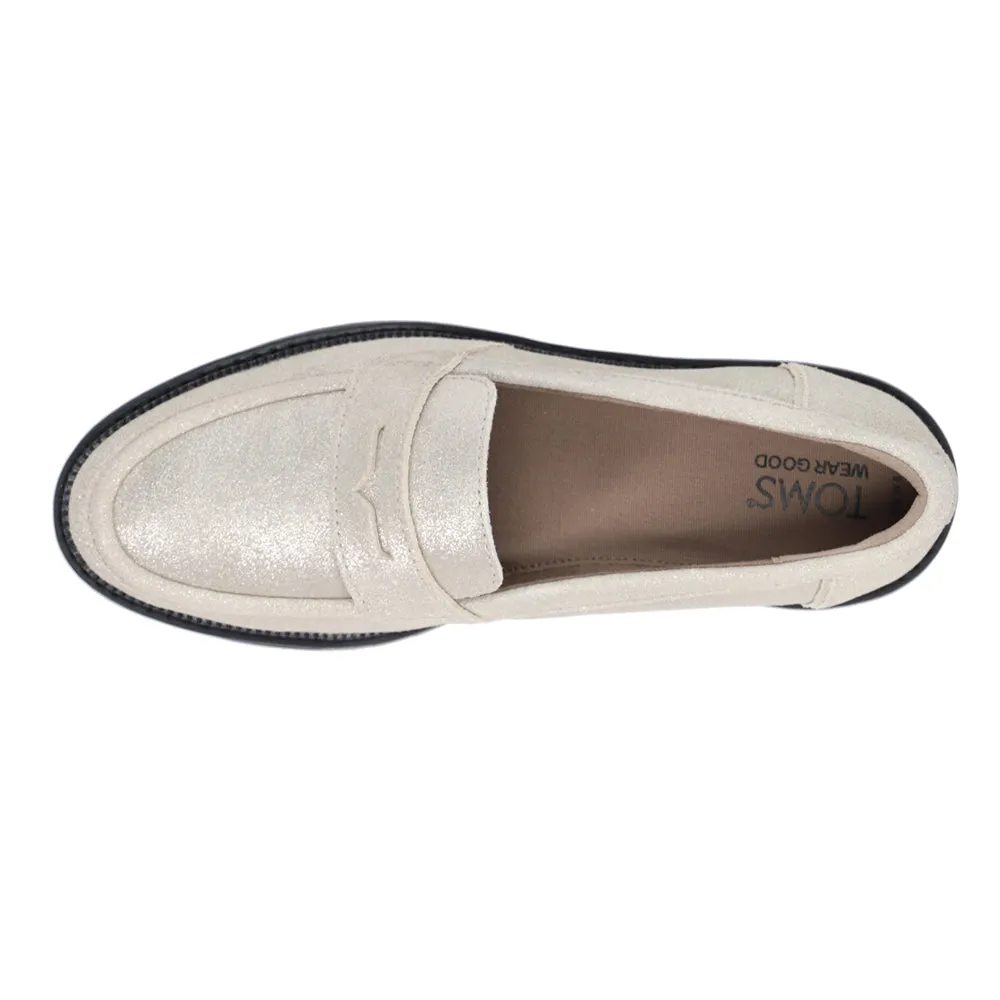 Cara Metallic Lug Sole Loafers