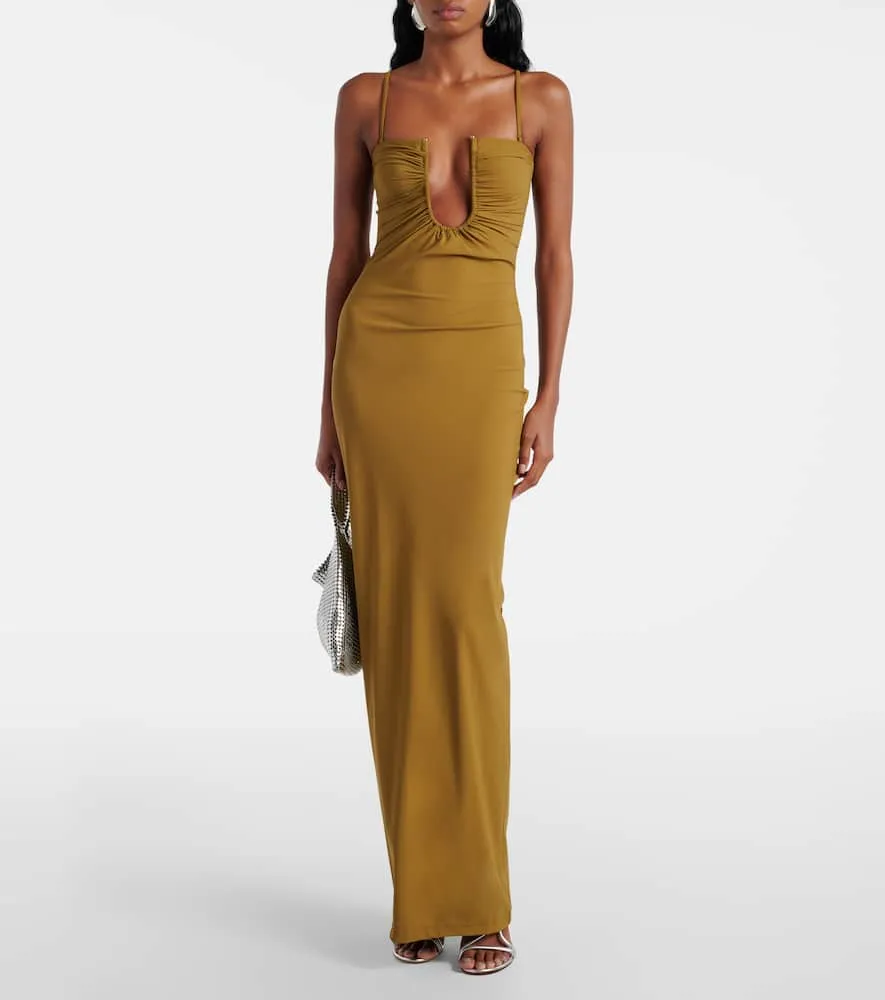 Christopher Esber Ruched maxi dress