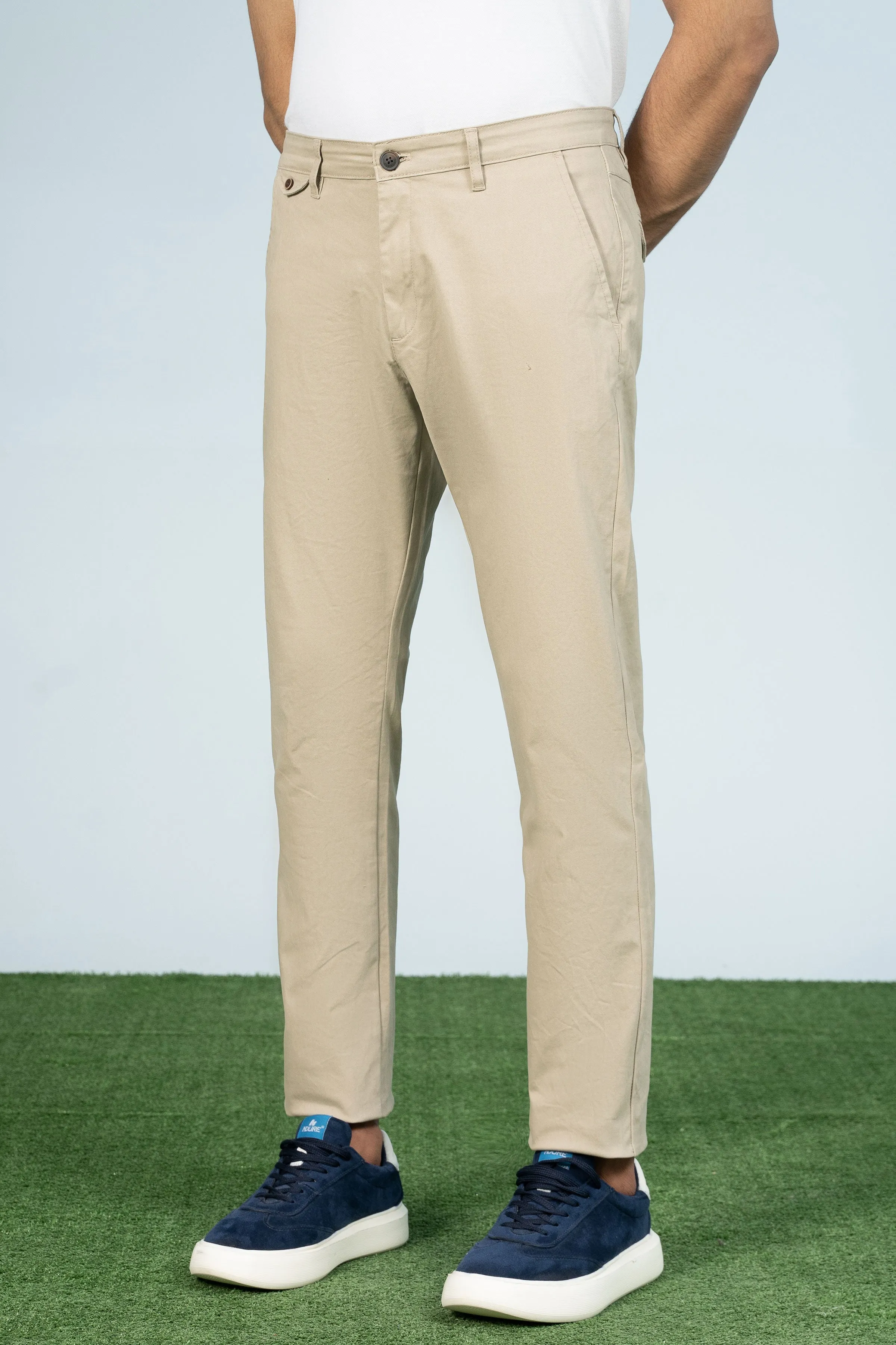 CROSS POCKET CASUAL PANT LIGHT KHAKI