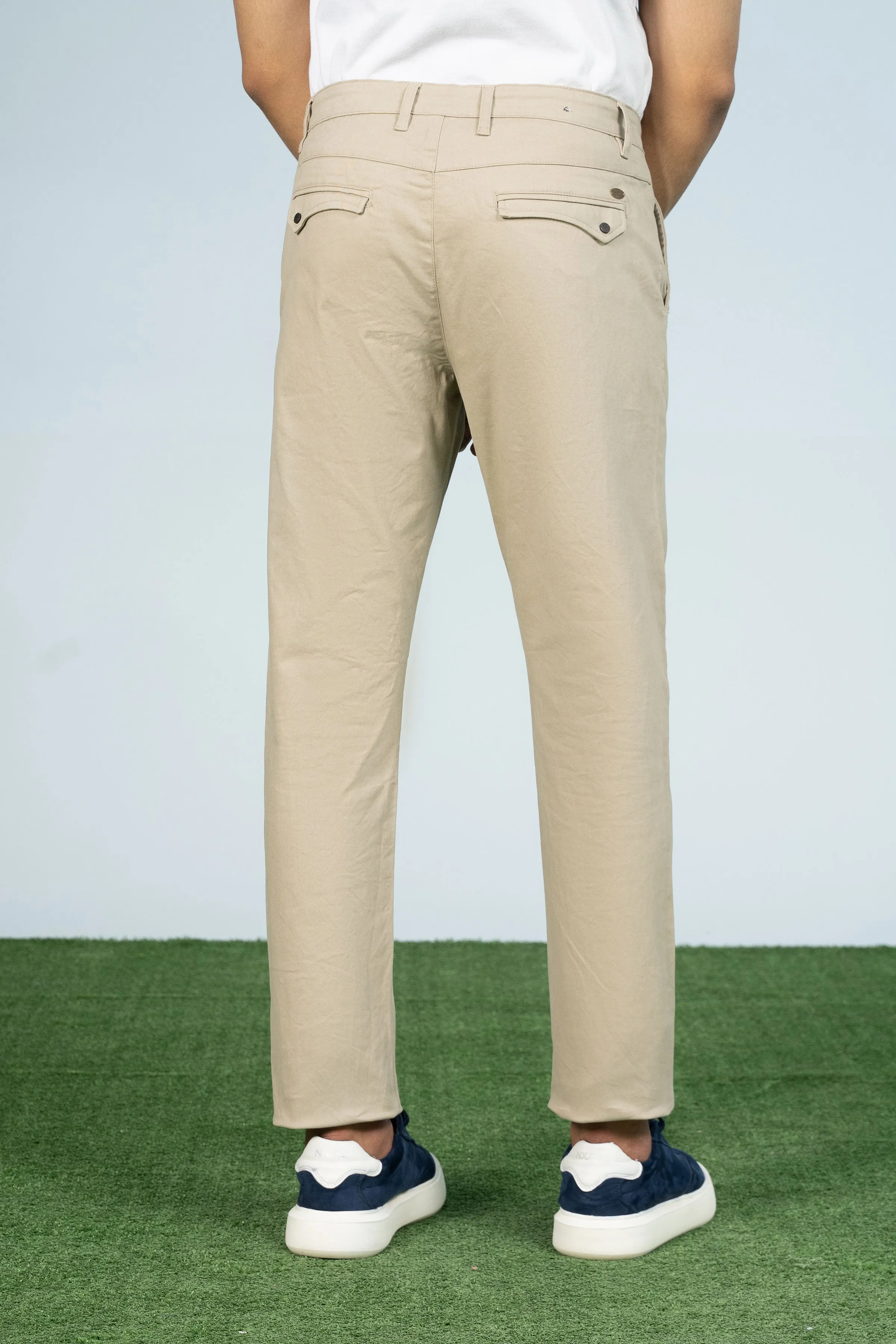 CROSS POCKET CASUAL PANT LIGHT KHAKI
