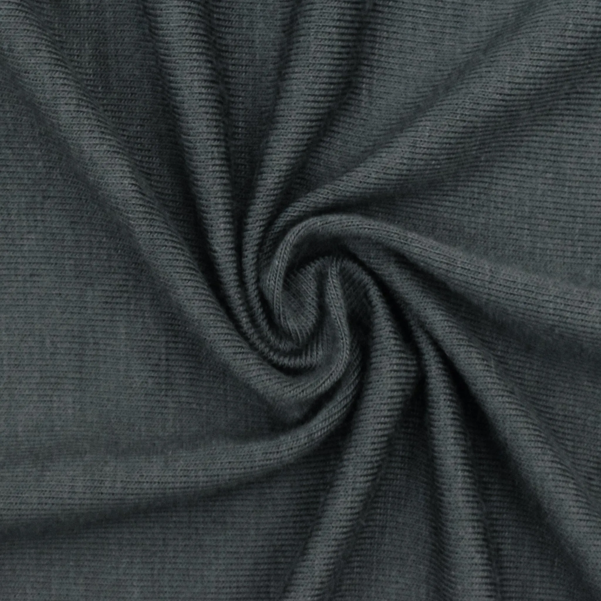 Dark Stone Gray Solid Stretch Jersey Knit Fabric