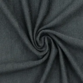 Dark Stone Gray Solid Stretch Jersey Knit Fabric