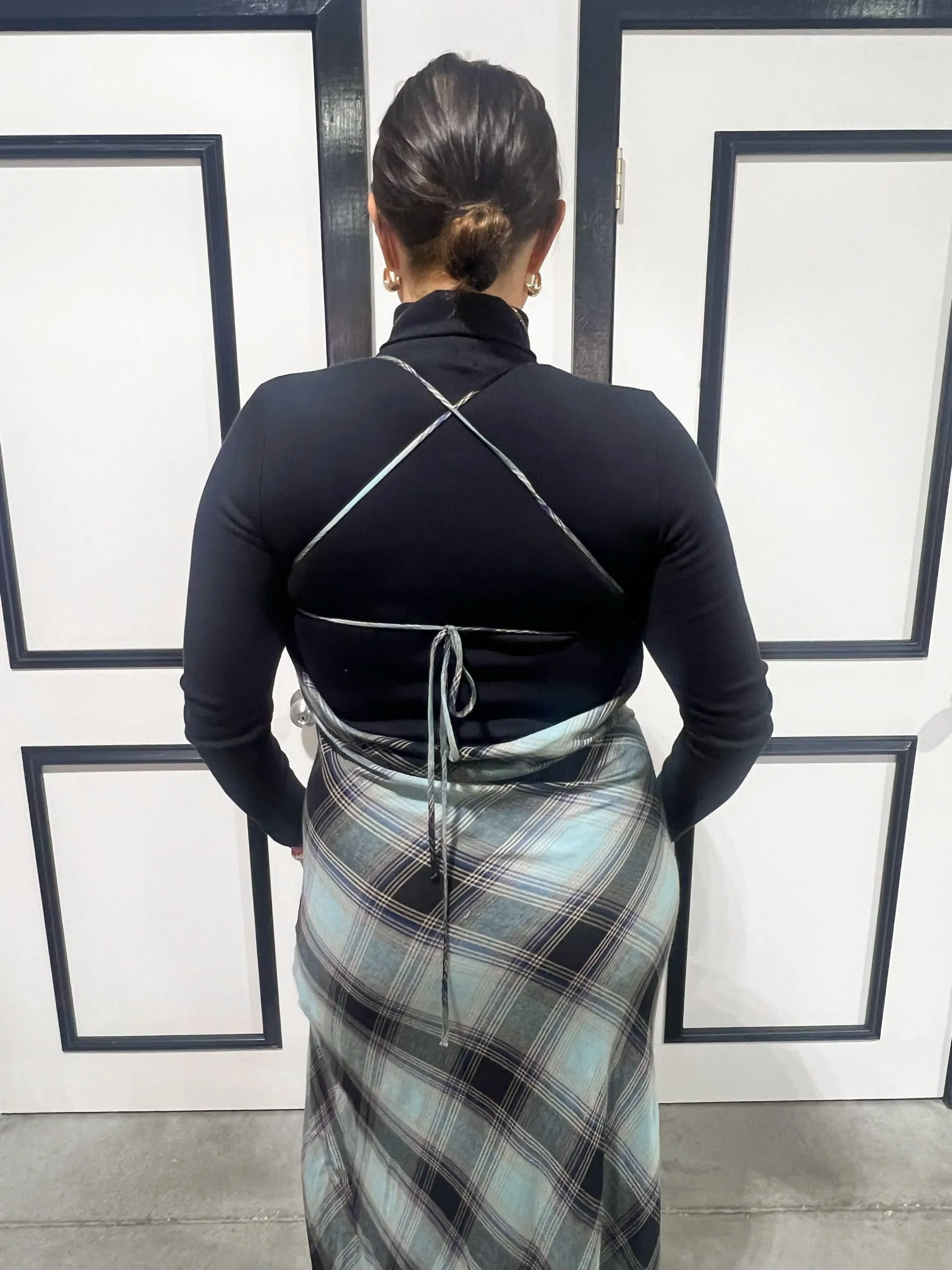 Davis Plaid Maxi Dress