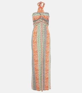 Diane von Furstenberg Annabelle printed jersey maxi dress