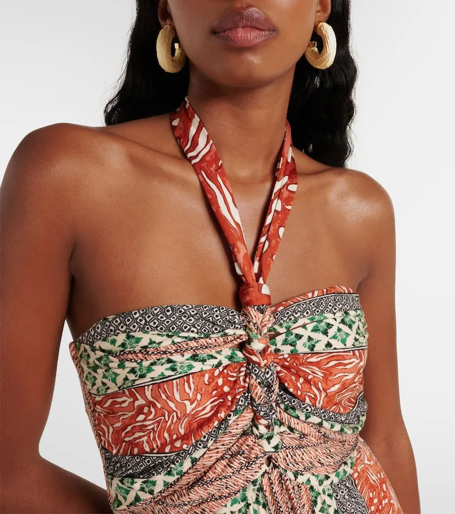 Diane von Furstenberg Annabelle printed jersey maxi dress