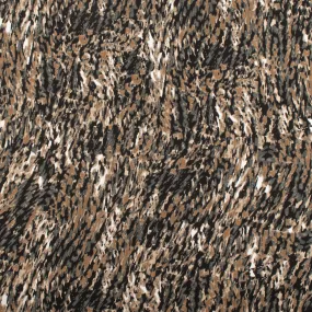 Digital Printed Rayon Twill - SANDRA - 002 - Black