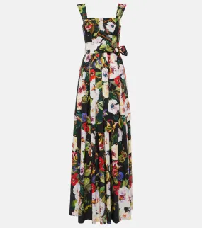 Dolce&Gabbana Floral cotton gown