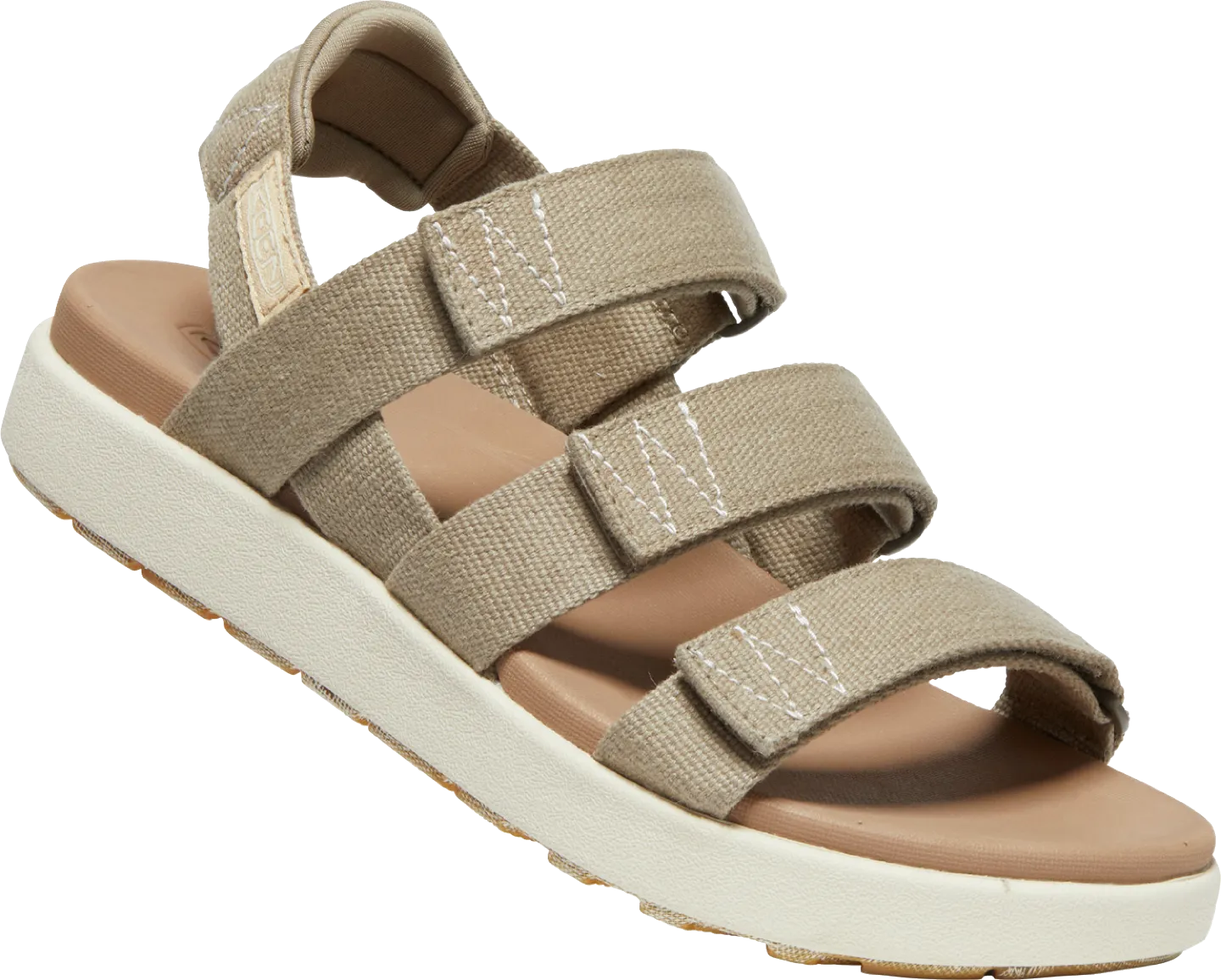 Elle Strappy Sandal in Brindle/Birch