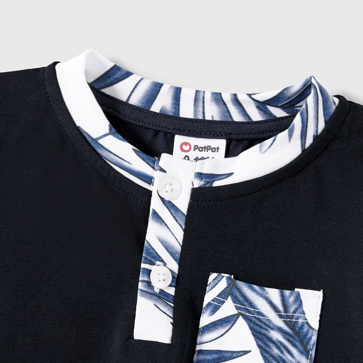 Family Matching Cotton Short-sleeve T-shirt and Plant Print Naia? Spliced Ruffle Trim Cami Dresses Sets