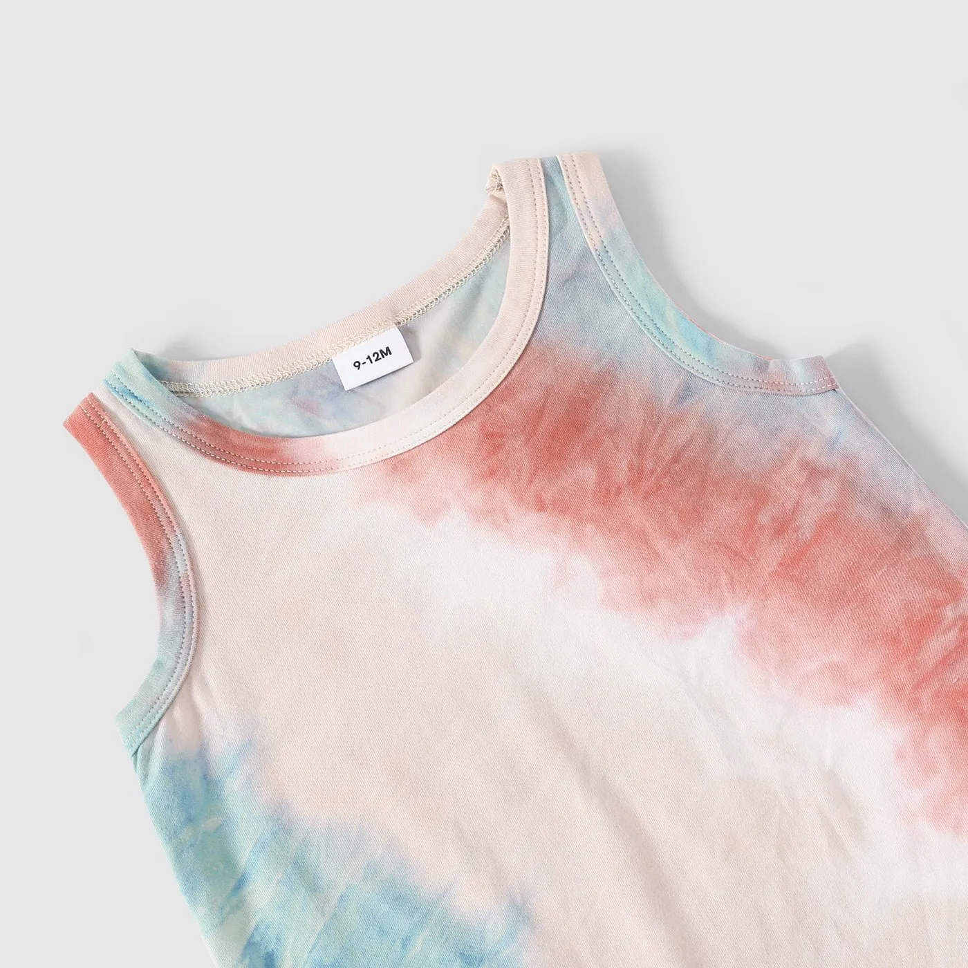 Family Matching Outfits Tie Dye Bodycon and T-shirts
