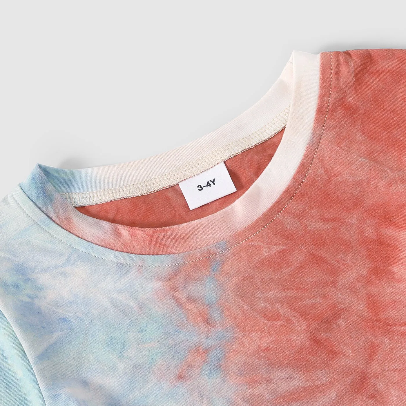 Family Matching Outfits Tie Dye Bodycon and T-shirts
