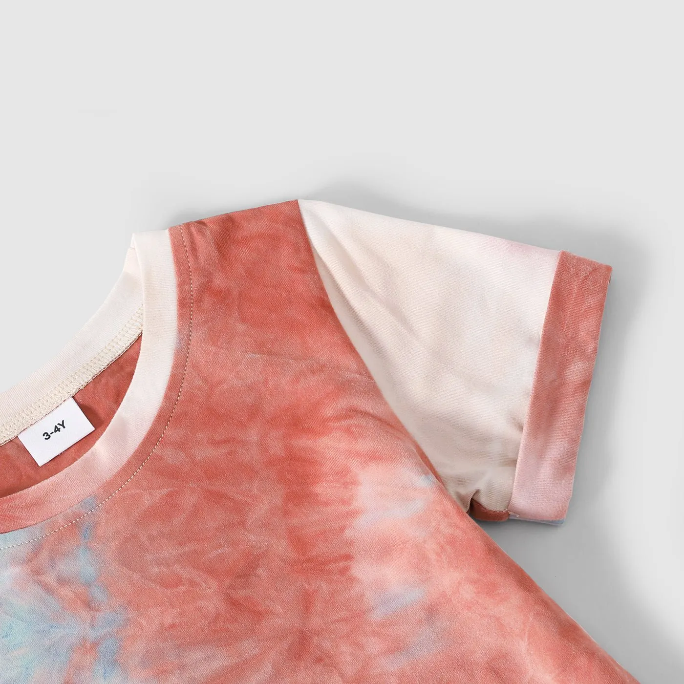 Family Matching Outfits Tie Dye Bodycon and T-shirts