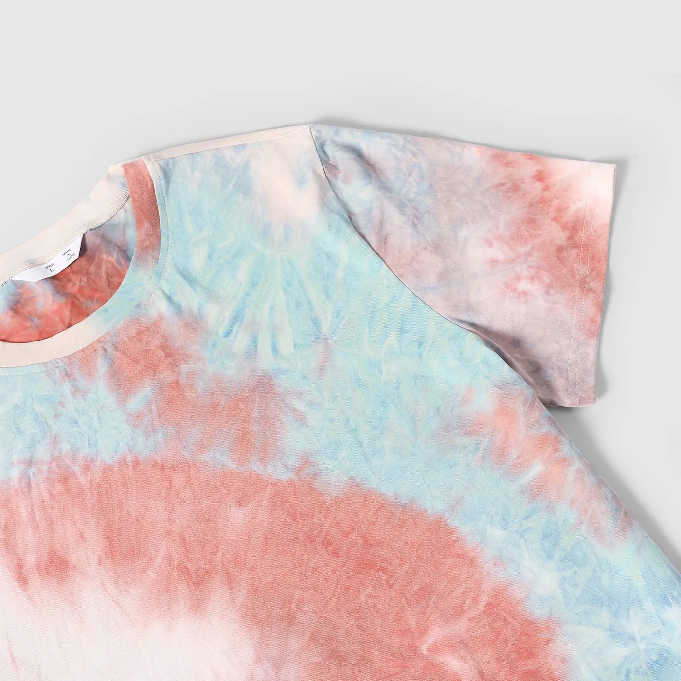 Family Matching Outfits Tie Dye Bodycon and T-shirts