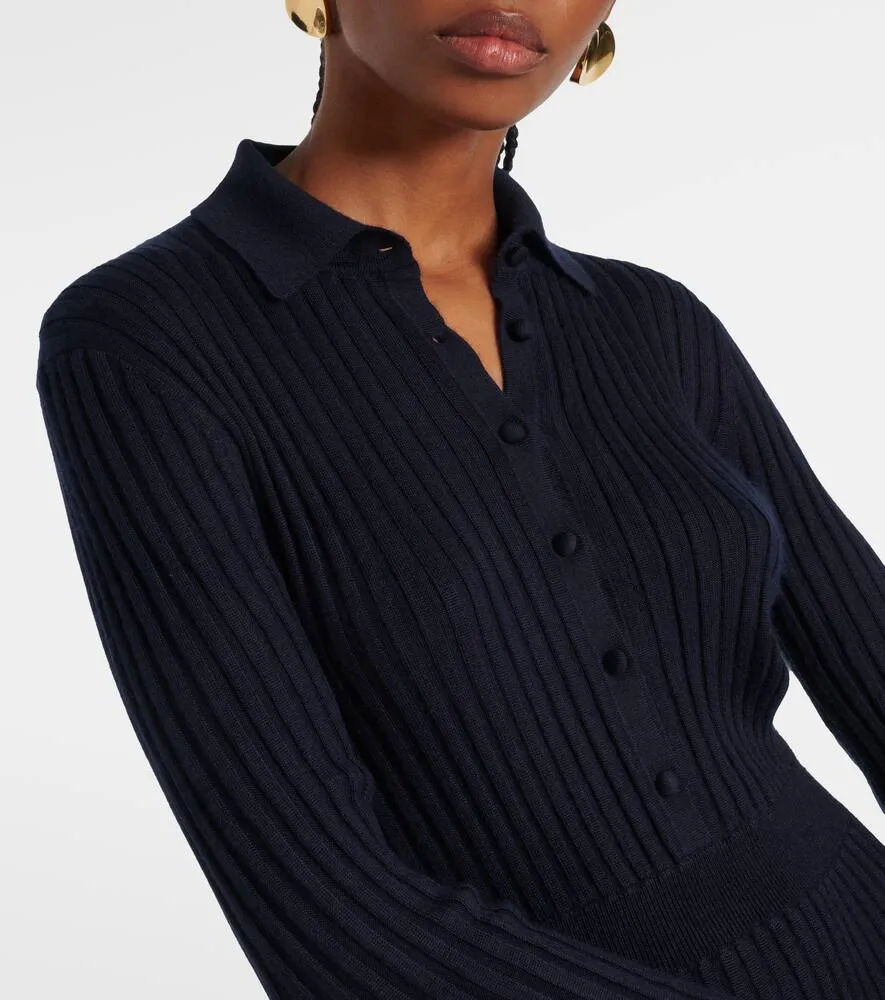 Gabriela Hearst Ardor silk and cashmere midi dress