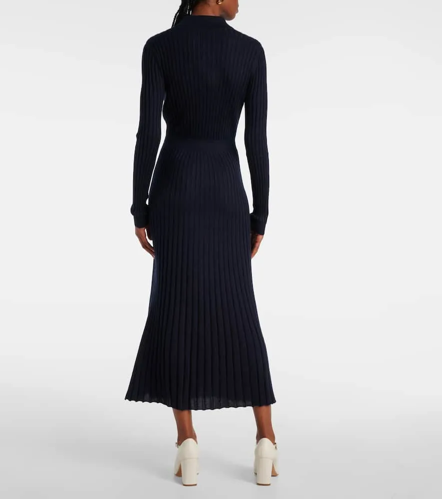 Gabriela Hearst Ardor silk and cashmere midi dress