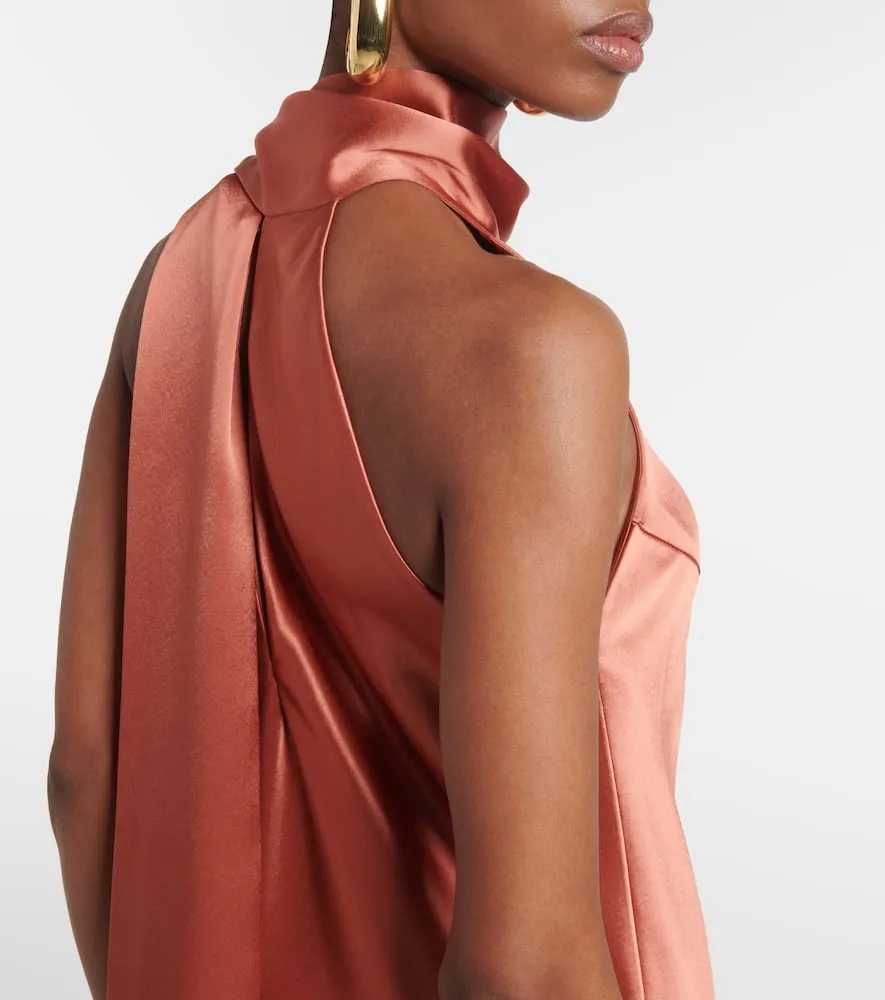 Galvan Sienna satin gown