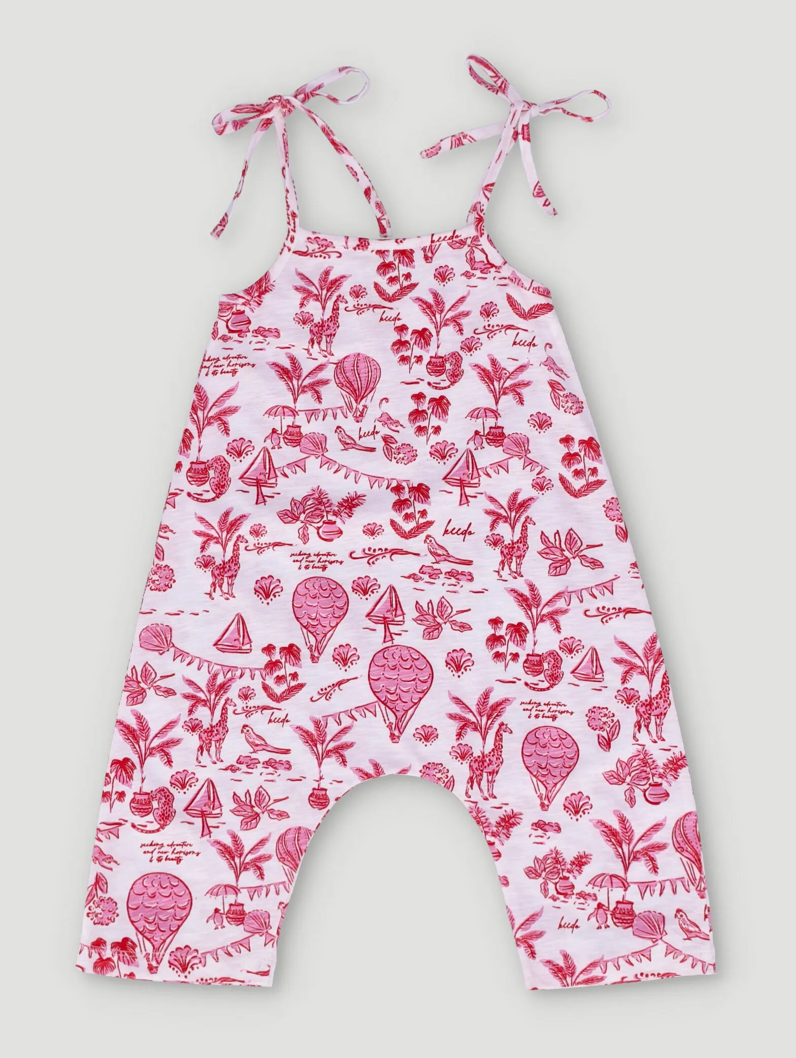 Girls Tropical Party Jumpsuit