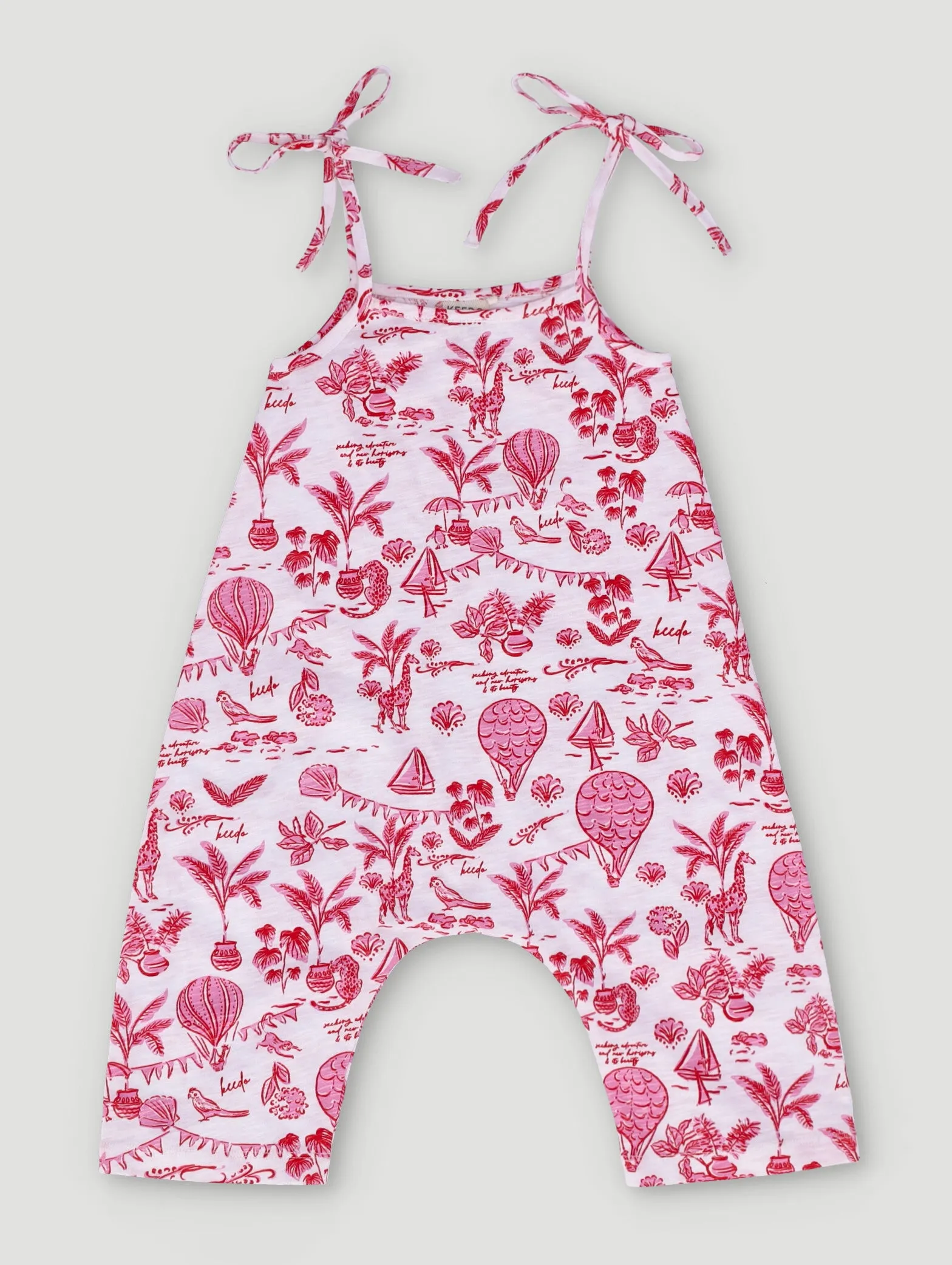Girls Tropical Party Jumpsuit