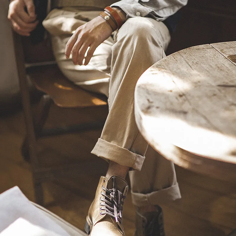Gurkha Pants High-waist Trousers Officer Military Pants Business Mult-pockets