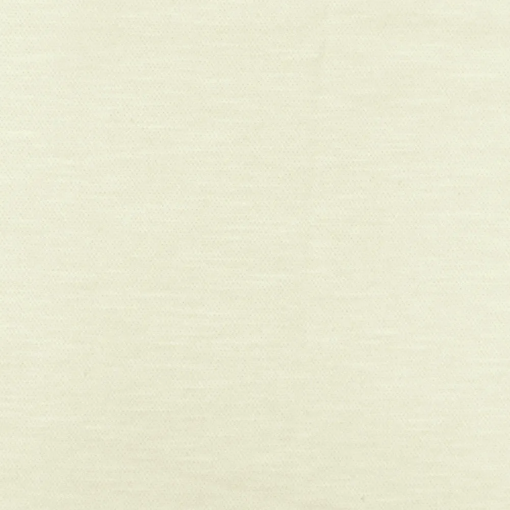 Ivory Texture Polyester Cotton Pique Knit Fabric