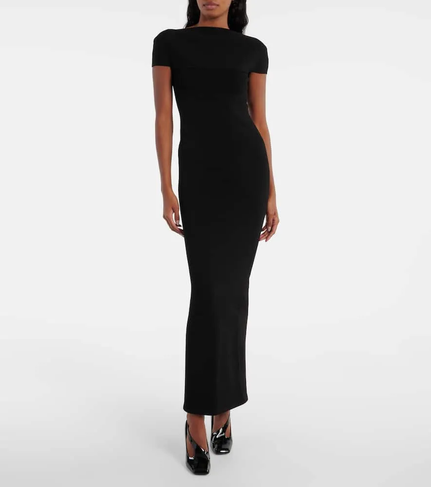 Khaite Basile jersey maxi dress