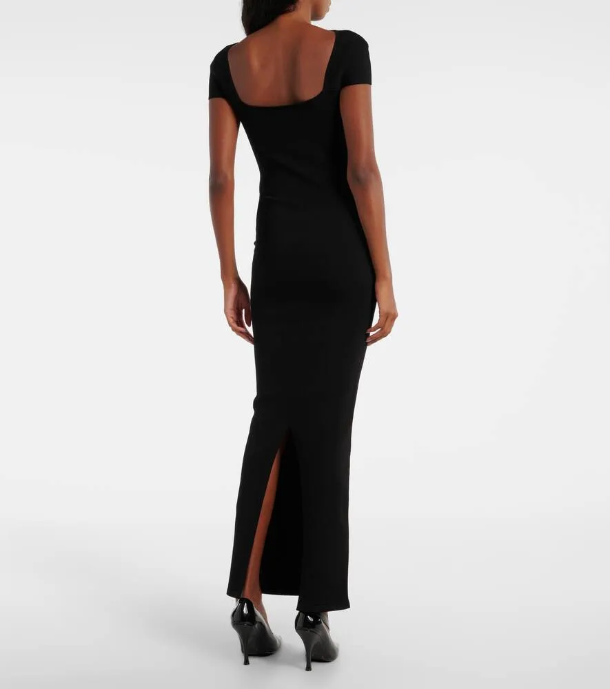 Khaite Basile jersey maxi dress