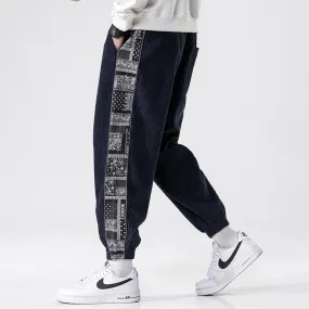 Kor Warm Casual Corduroy Loose Pants