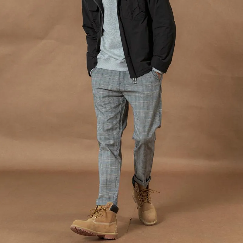 Men's Autumn/Winter Casual Plaid Pants | Plus Size