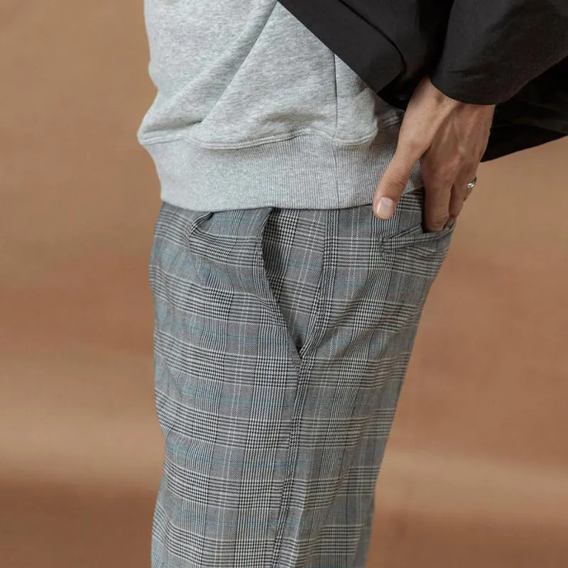 Men's Autumn/Winter Casual Plaid Pants | Plus Size