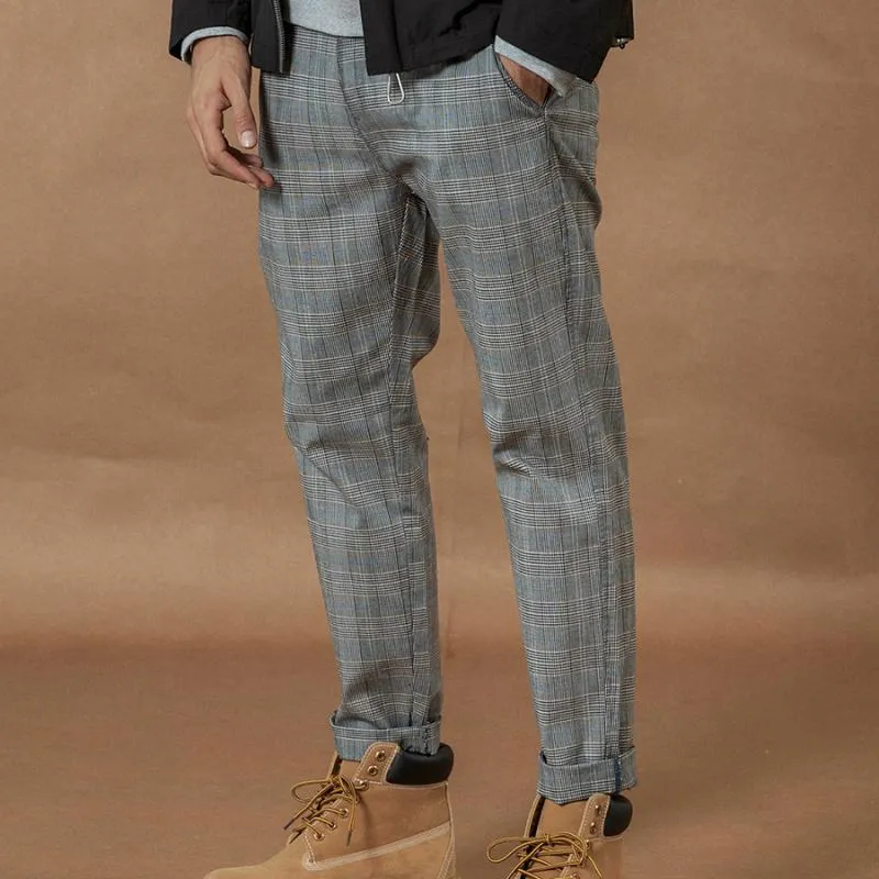 Men's Autumn/Winter Casual Plaid Pants | Plus Size