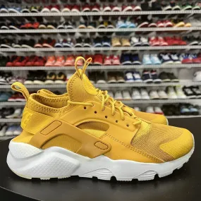 Nike Air Huarache Run Ultra Mineral Yellow White 847569-700 Size 6Y