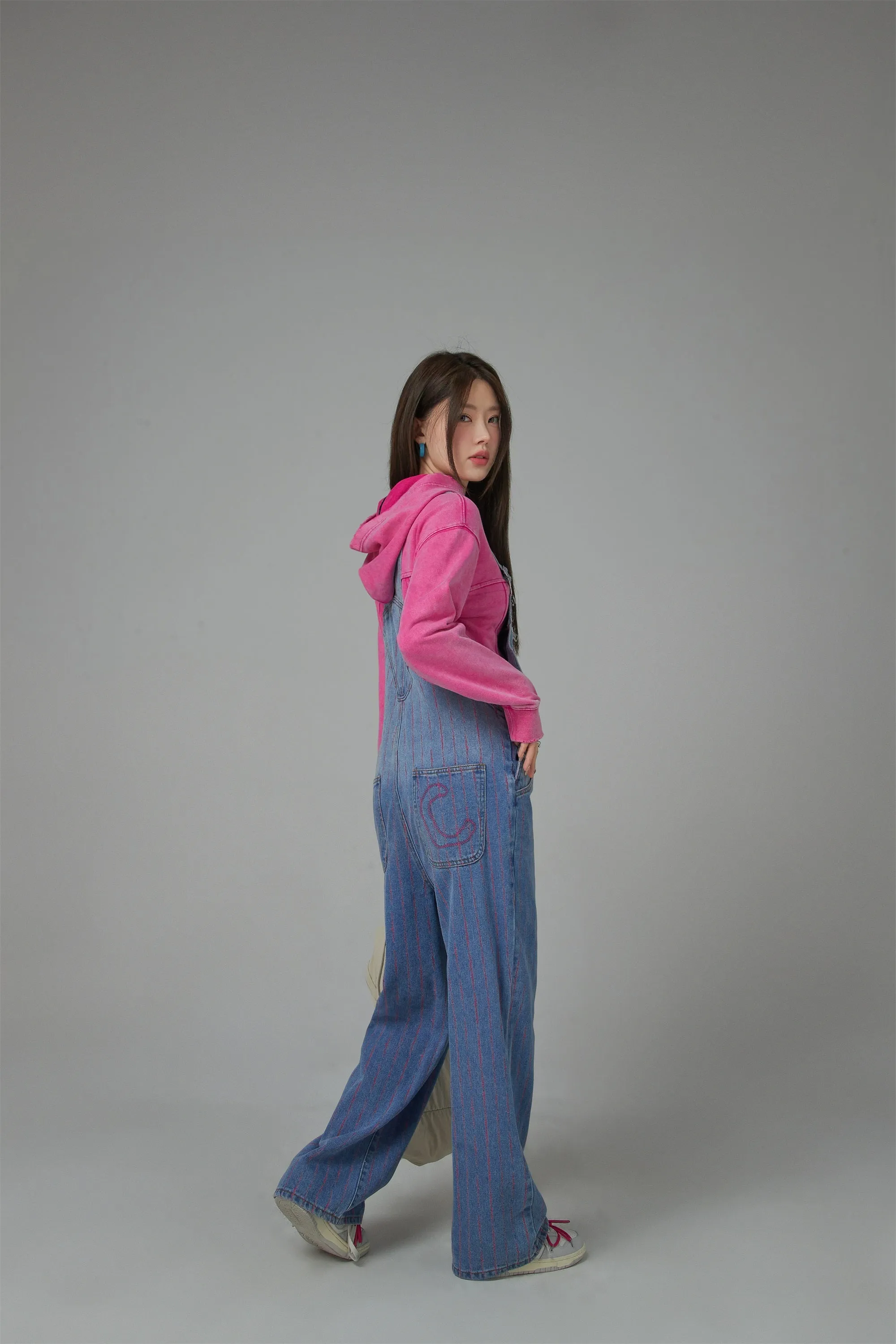 Overall Denim Jumpsuit