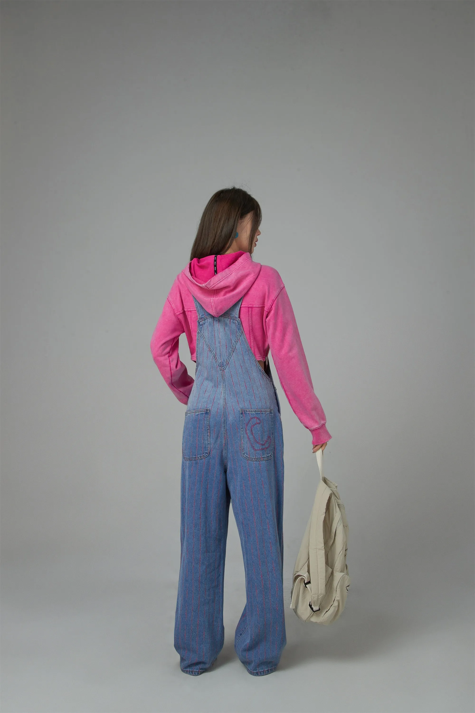 Overall Denim Jumpsuit