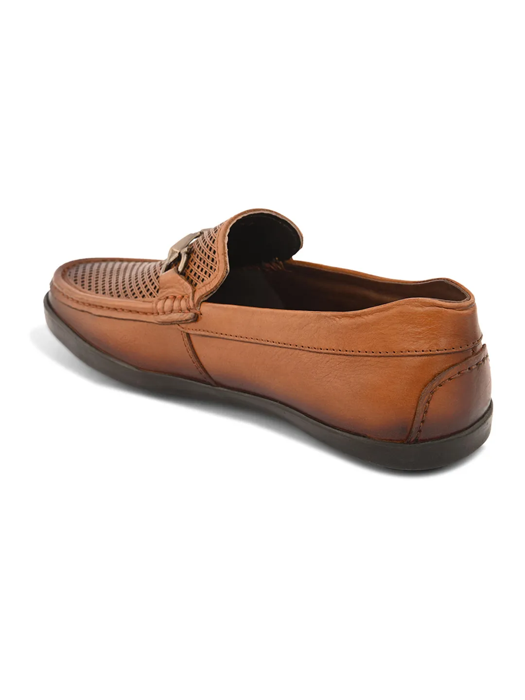 Pelle Albero Tan Leather Comfortable Loafer/Driving Boots