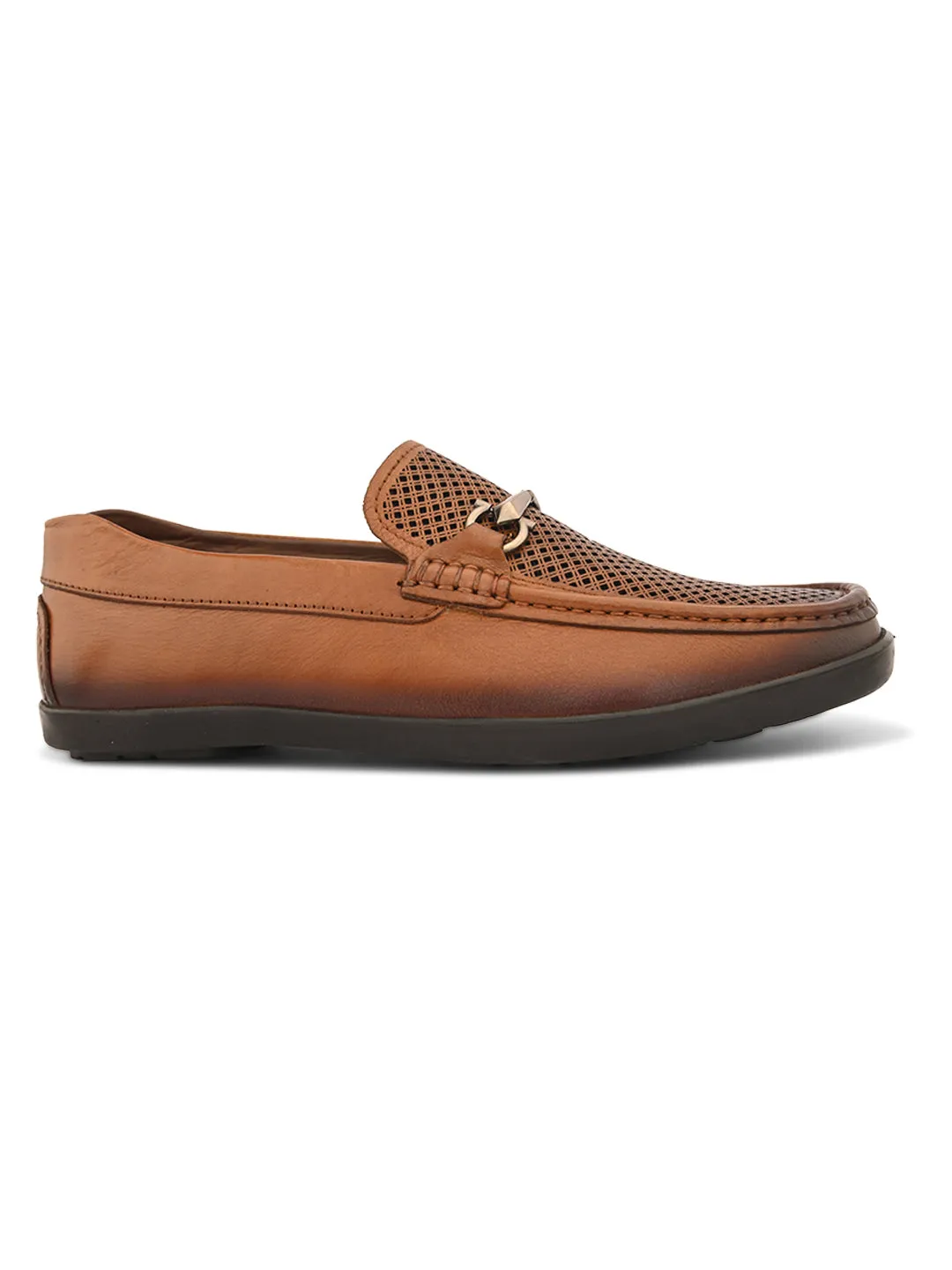 Pelle Albero Tan Leather Comfortable Loafer/Driving Boots