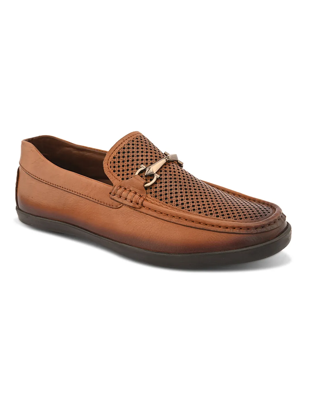 Pelle Albero Tan Leather Comfortable Loafer/Driving Boots