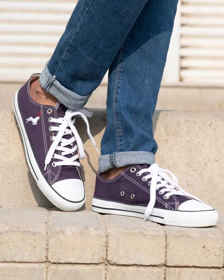 Performance Slip-On Trendy Sneaker Purple