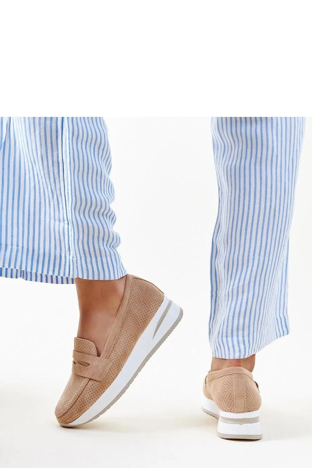 Pink high-quality rubber loafers