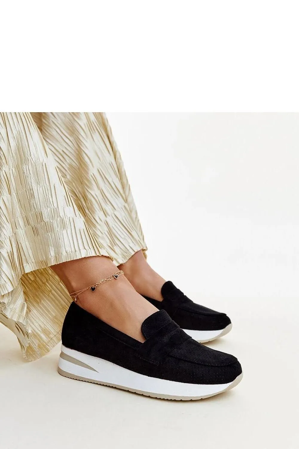 Pink high-quality rubber loafers